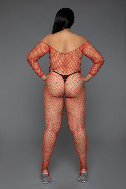 2359 Catch Me Bodystocking Be Wicked Women - Lingerie – Hosiery