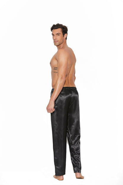 Charmeuse Satin Unisex Pants Elegant Moments Men