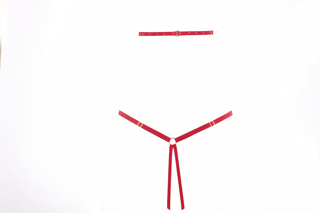 Allure Lace Open Teddy Red Allure Lingerie Women - Lingerie - Shapewear & Bodysuits