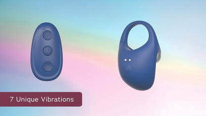 ID Wellness Essentials Dual Passion Remote Control Vibrating Ring ID Lubricants Toys - Cockrings