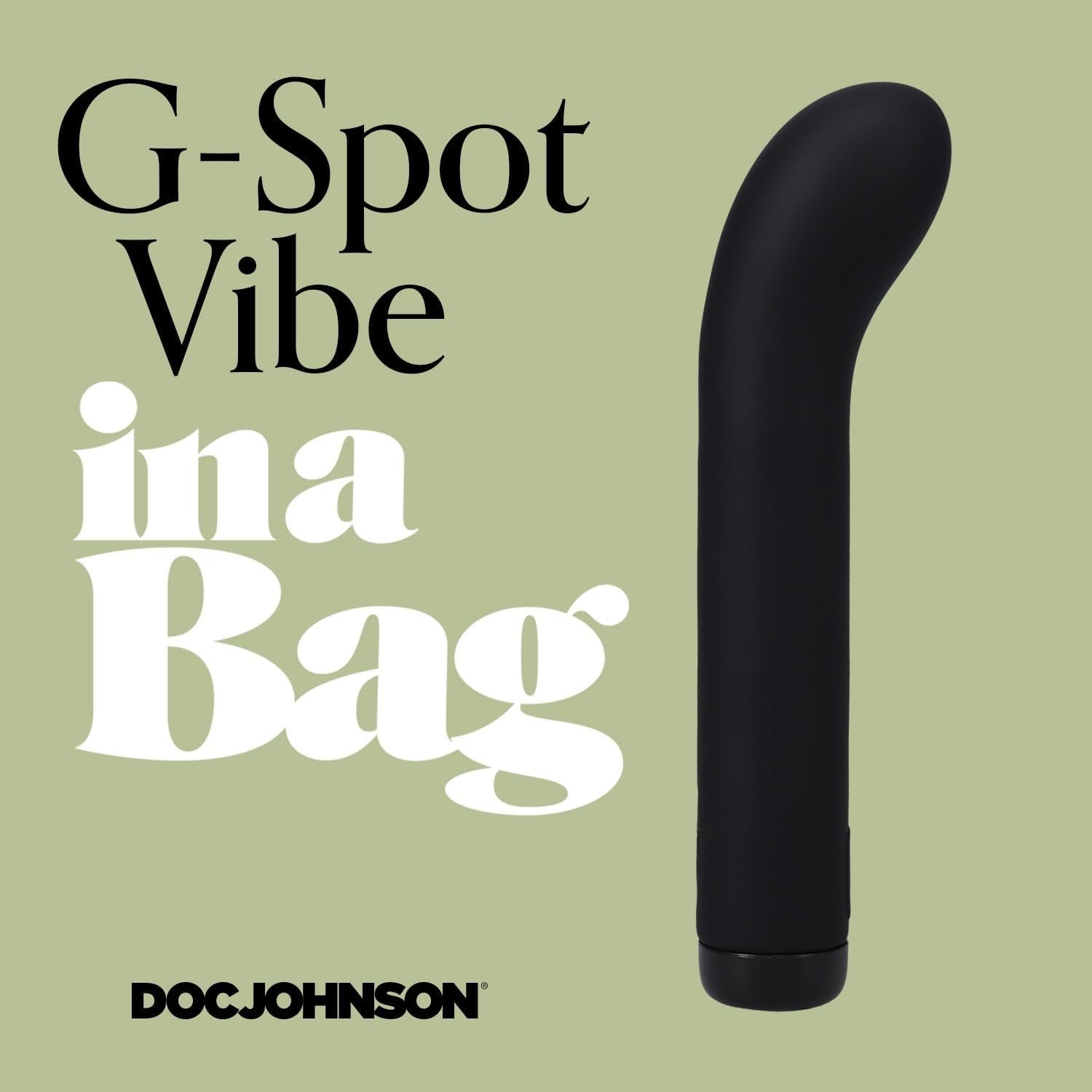 In A Bag Gspot Vibrator Black Doc Johnson Toys - Vibrators