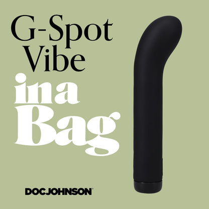 In A Bag Gspot Vibrator Black Doc Johnson Toys - Vibrators