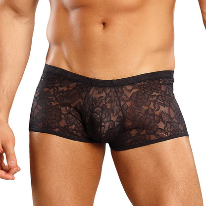 Male Power Stretch Lace Mini Short Black Med Default Title Male Power Man