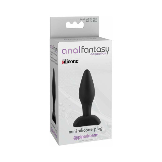 Anal Fantasy Collection Mini Silicone Plug Black