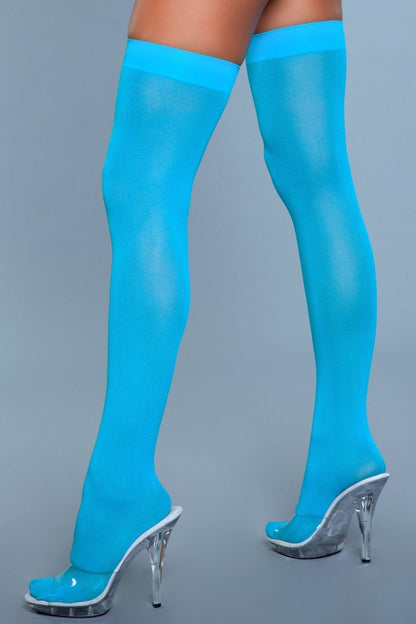 1932 Opaque Nylon Thigh Highs Be Wicked Women - Lingerie - Hosiery