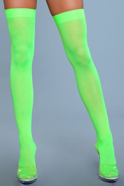 1932 Opaque Nylon Thigh Highs Be Wicked Women - Lingerie - Hosiery