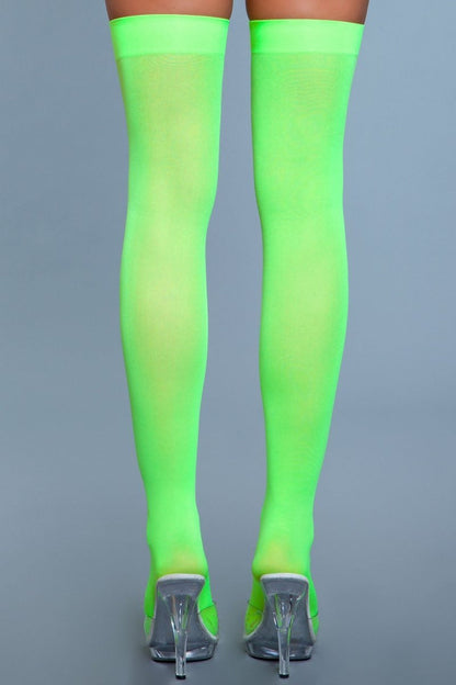 1932 Opaque Nylon Thigh Highs Be Wicked Women - Lingerie - Hosiery