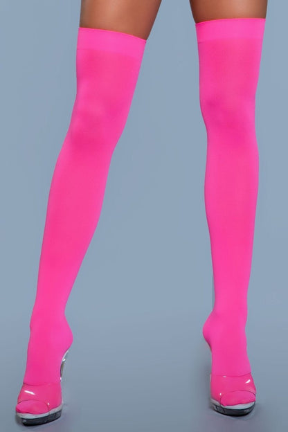 1932 Opaque Nylon Thigh Highs Be Wicked Women - Lingerie - Hosiery