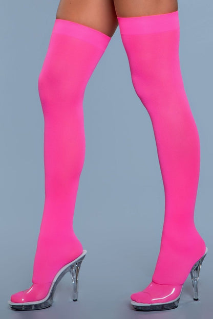 1932 Opaque Nylon Thigh Highs Be Wicked Women - Lingerie - Hosiery
