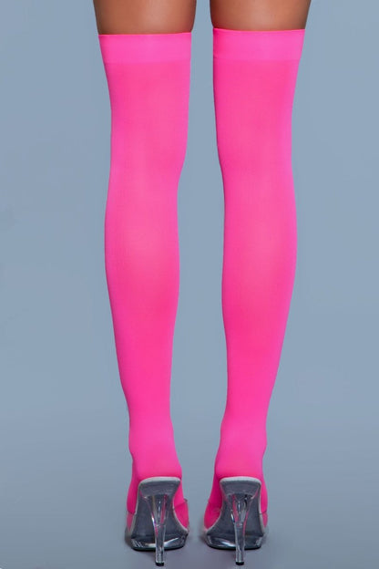 1932 Opaque Nylon Thigh Highs Be Wicked Women - Lingerie - Hosiery