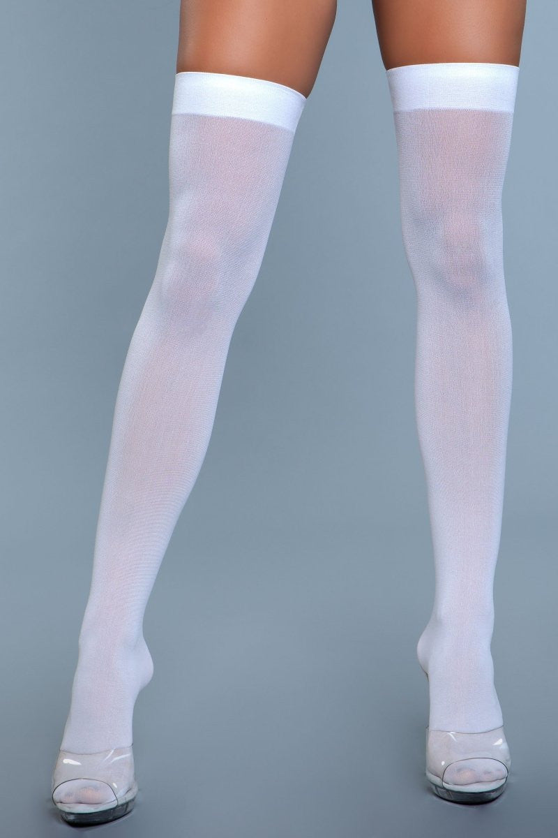 1932 Opaque Nylon Thigh Highs Be Wicked Women - Lingerie - Hosiery
