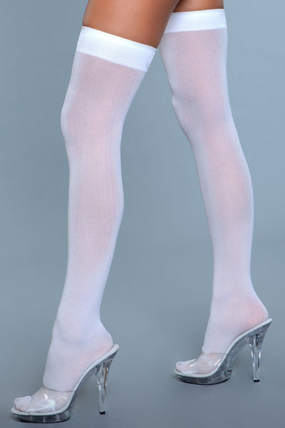 1932 Opaque Nylon Thigh Highs Be Wicked Women - Lingerie - Hosiery