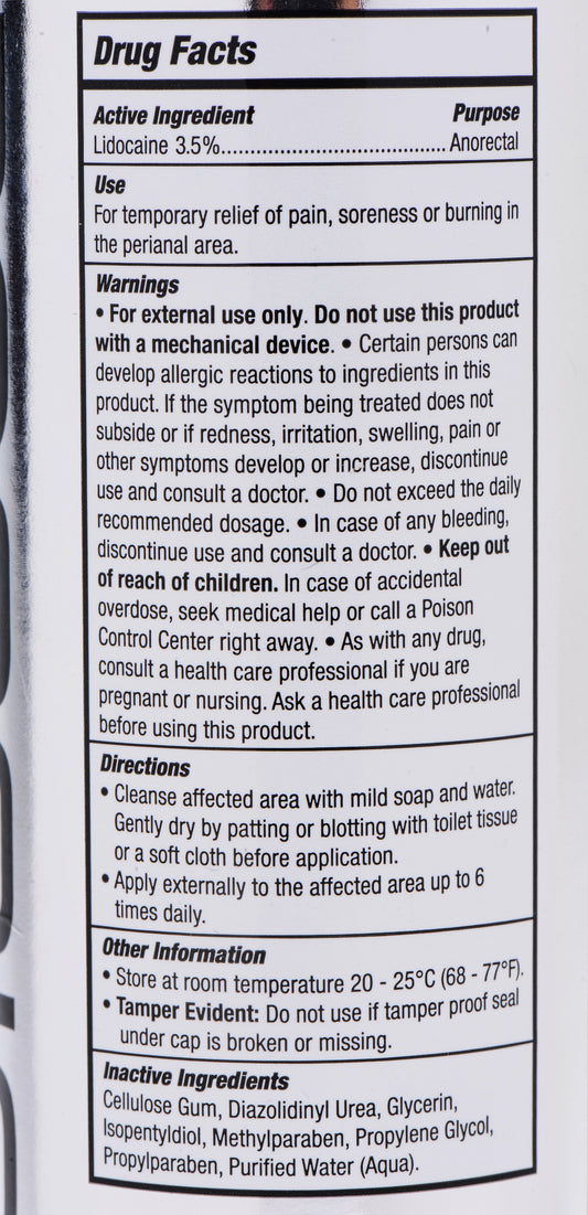 Passion Anal Desensitizing Lubricant - 3.5 Percent Lidocaine - 8.25 Fl. Oz. Default Title XR Brands Toys - Anal Toys