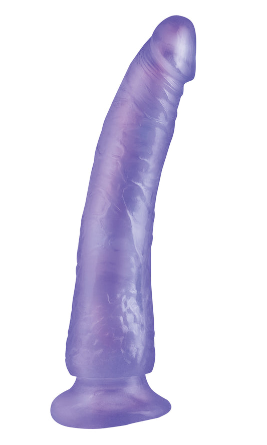Basix Rubber Works - Slim 7 Inch With Suction Cup - Purple Default Title Pipedream Products Toys - Dildos