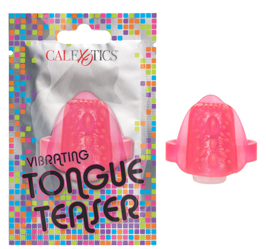 Foil Pack Vibrating Tongue Teaser - Pink Default Title CalExotics - California Exotic Novelties Toys - Vibrators