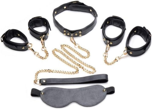 Gold Submission Bondage Kit Master Series Toys - Fetish