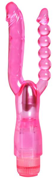 Double Trouble DP Vibe Pink Default Title Trinity Vibes Toys - Dildos