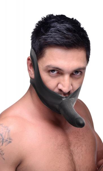 Face Fuk Strap On Mouth Gag Black O/S Default Title Master Series Toys - Fetish