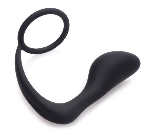 Explorer II Prostate Stimulator & Cock Ring Black Default Title Prostatic Play Toys - Anal Toys