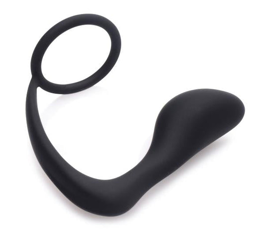 Explorer II Prostate Stimulator & Cock Ring Black Default Title Prostatic Play Toys - Anal Toys