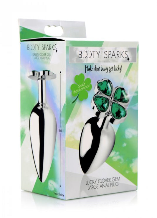 Lucky Clover Gem Anal Plug - Large Default Title XR Brands Toys - Anal Toys