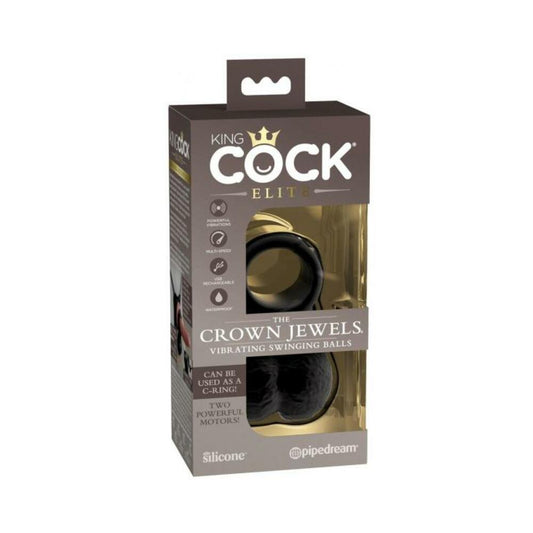 King Cock Elite The Crown Jewels Vibrating C-ring Default Title Pipedream Products Toys - Fetish