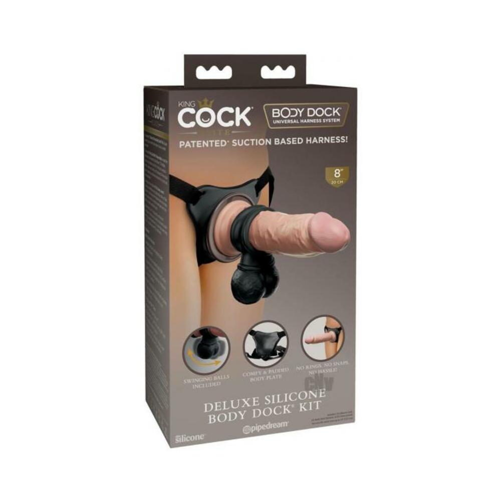 King Cock Elite Deluxe Silicone Body Dock Kit Default Title Pipedream Products Toys - Fetish