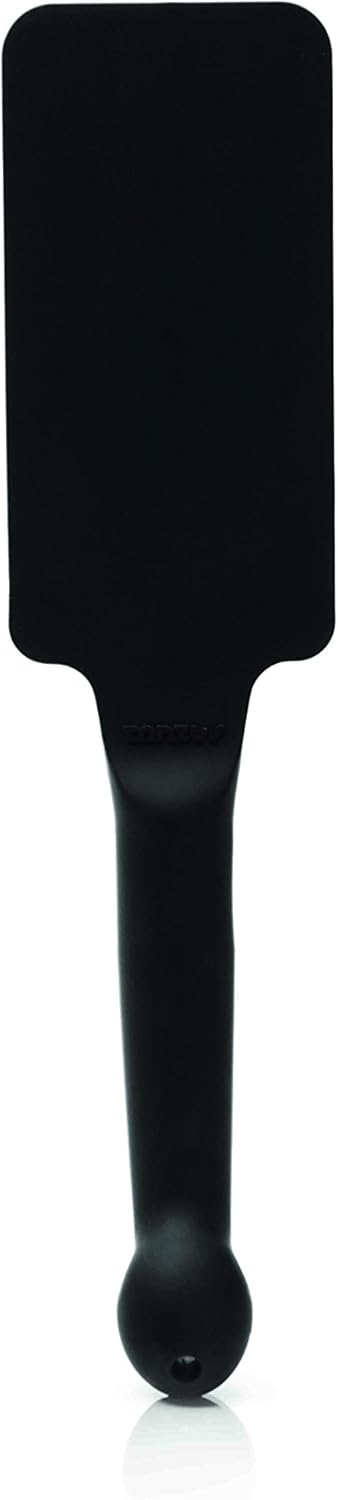 Tantus Sex/Adult Toys Plunge Paddle w/Dildo - 100% Utra-Premium Flexible Silicone BDSM, Sex Play, Foreplay for Couples, Cosplay, Costume Party - Satin, Black Tantus Toys - Fetish