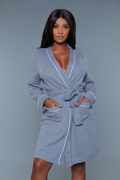2258 Waffle Robe Be Wicked Women - Sleepwear - Robes