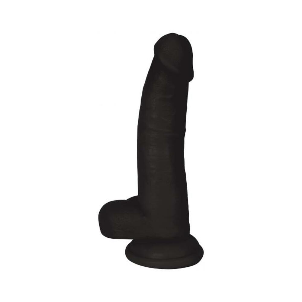 Jock Dong 8 inches with Balls Midnight Black Default Title Jock Dong Toys - Dildos