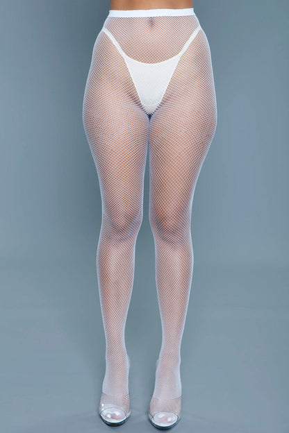 2302 Up All Night Pantyhose White Be Wicked Women - Lingerie – Hosiery - Pantyhose