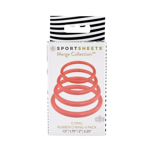 Merge Coral O-ring 4-pack Default Title Sportsheets Toys - Cockrings