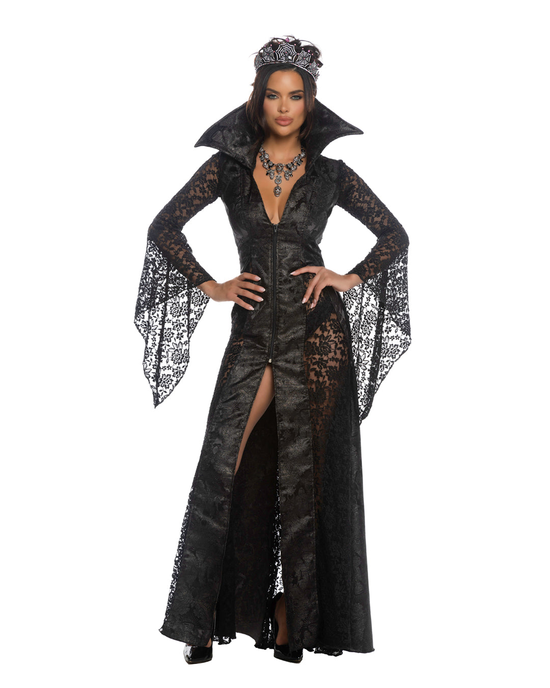 2pc Dark Realm Queen Roma Confidential Costume Women - Costumes