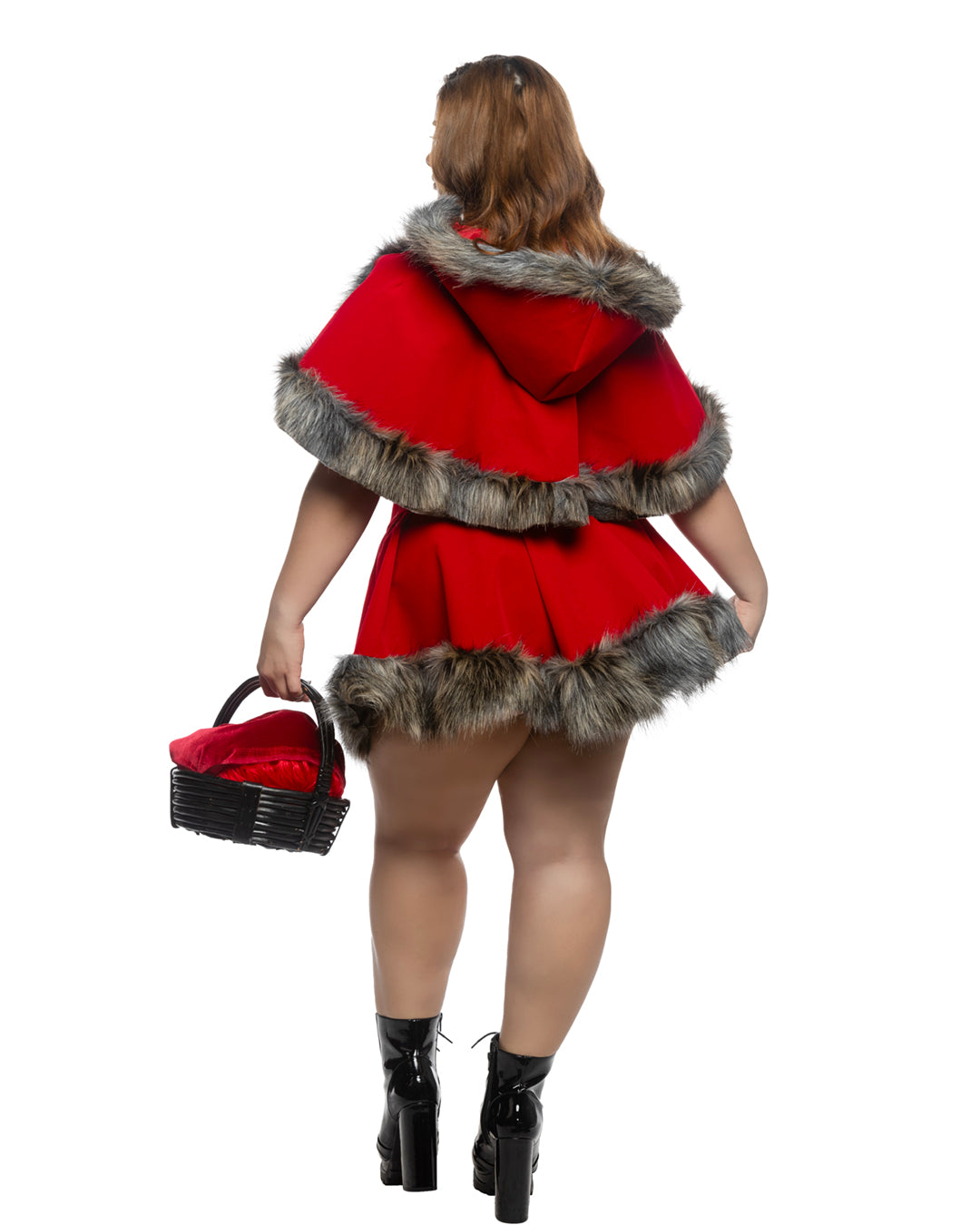 3pc Enchanted Forest Red Roma Confidential Costume Women - Costumes