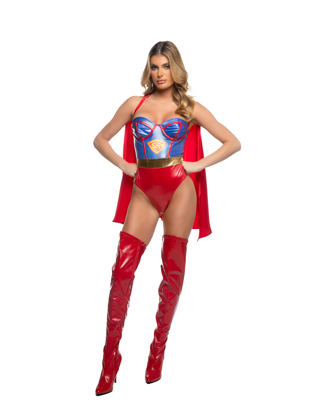 2pc Super Sexy Heroine Roma Confidential Costume Women - Costumes