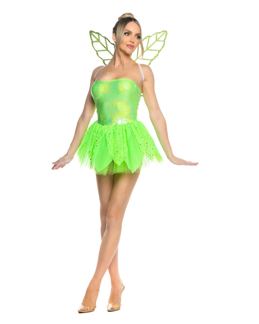 3pc Happy Thoughts Pixie Roma Confidential Costume Women - Costumes