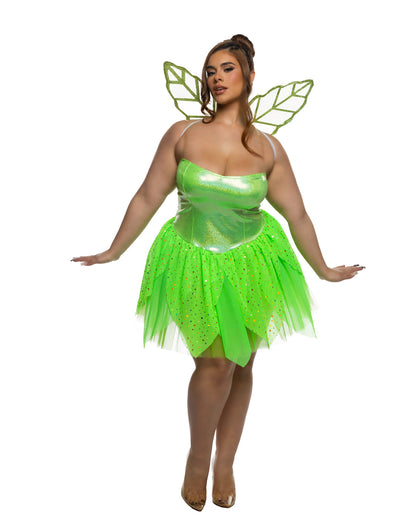 3pc Happy Thoughts Pixie Green Roma Confidential Costume Women - Costumes