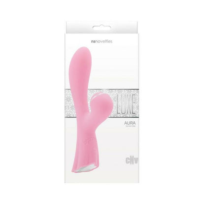 Luxe Aura Rechargeable Suction Dual Stimulator - Pink Default Title New Sensations - NS Novelties Toys - Vibrators