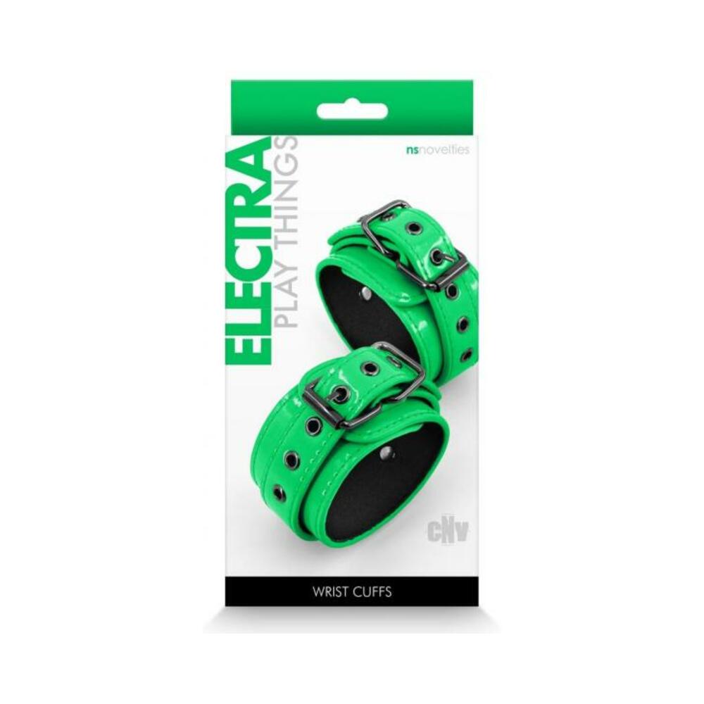 Electra Wrist Cuffs Green Default Title New Sensations - NS Novelties Toys - Fetish