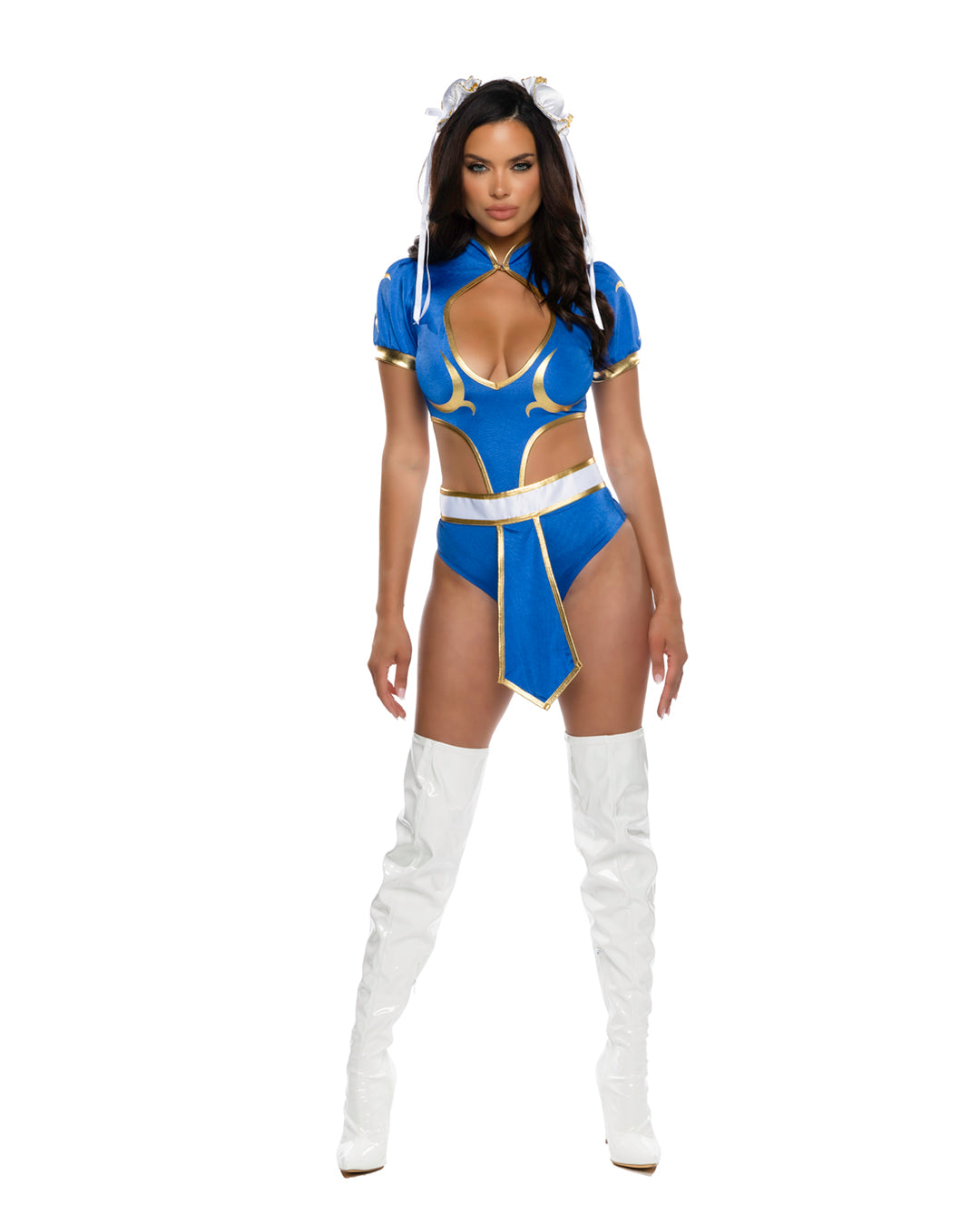 3pc Street Combat Cutie Roma Confidential Costume Women - Costumes