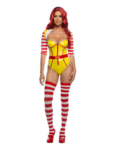 3pc Yummy Meal Babe Roma Confidential Costume Women - Costumes