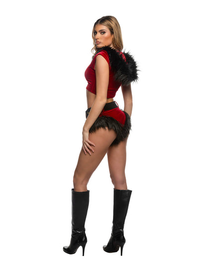 3pc Holiday Vixen Roma Confidential Costume Women - Costumes