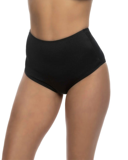 1pc High Waist Booty Shorts Black Roma Confidential Costume Women - Lingerie - Panty