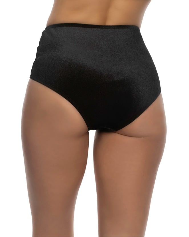 1pc High Waist Cheeky Velvet Shorts Roma Confidential Costume Women - Lingerie - Panty
