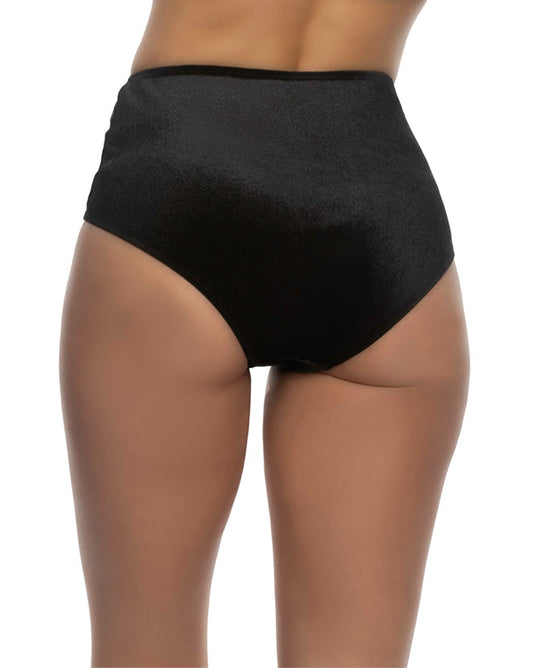 1pc High Waist Cheeky Velvet Shorts Roma Confidential Costume Women - Lingerie - Panty