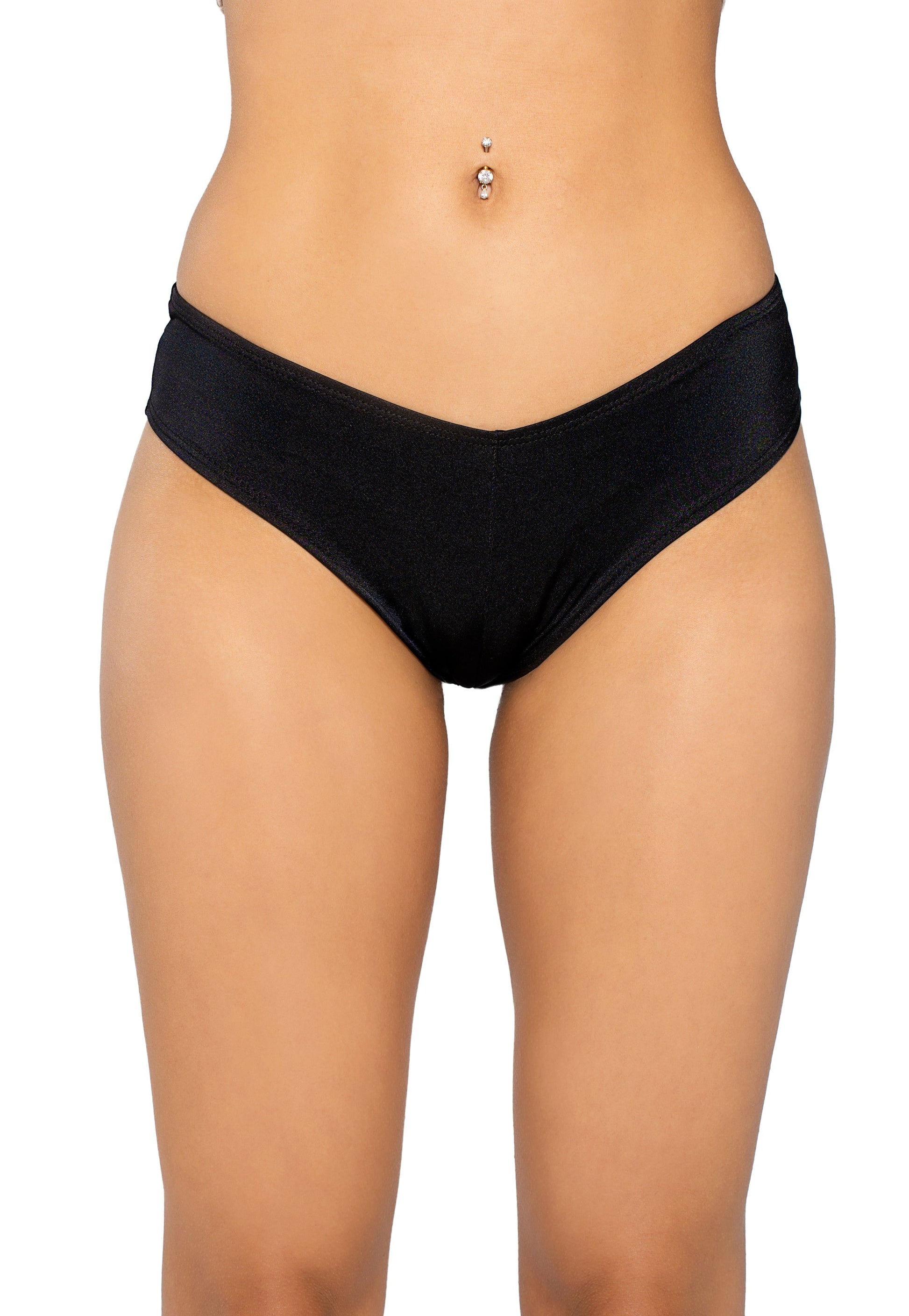 Pucker Back Shorts Black One Size Roma Confidential Costume Women - Lingerie - Panty