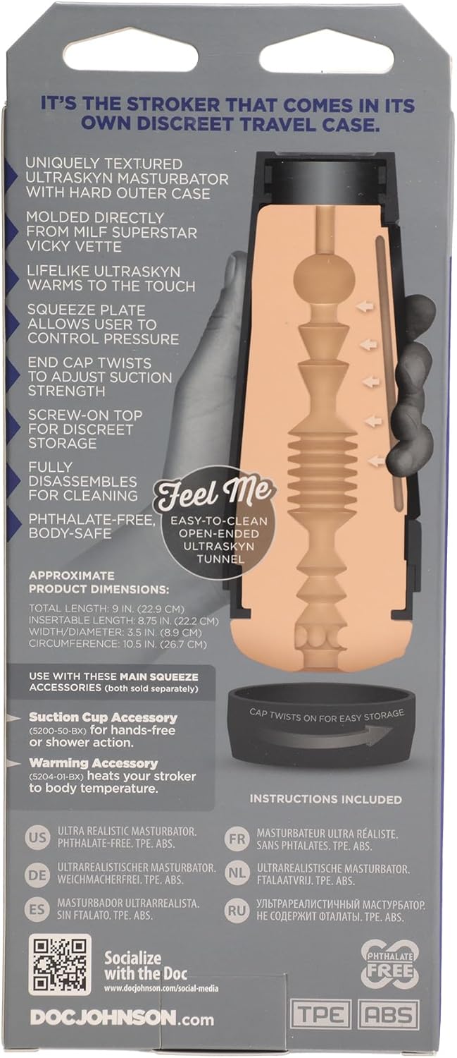 Main Squeeze Vicky Vette Pussy Stroker Doc Johnson Toys - Masturbators