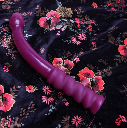 Tantus Sex/Adult Toys G-Force Dildo - 100% Ultra-Premium Silicone Wand Massager, Harness & Machine Compatible for Anal, G-Spot, Vaginal, Men, Women, LGBTQ - Wine