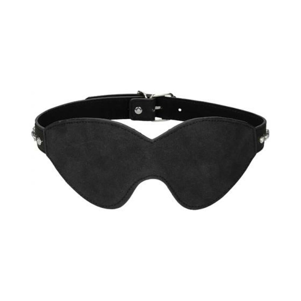 Ouch Diamond Studded Eye Mask - Black Default Title Shots America Toys - Fetish