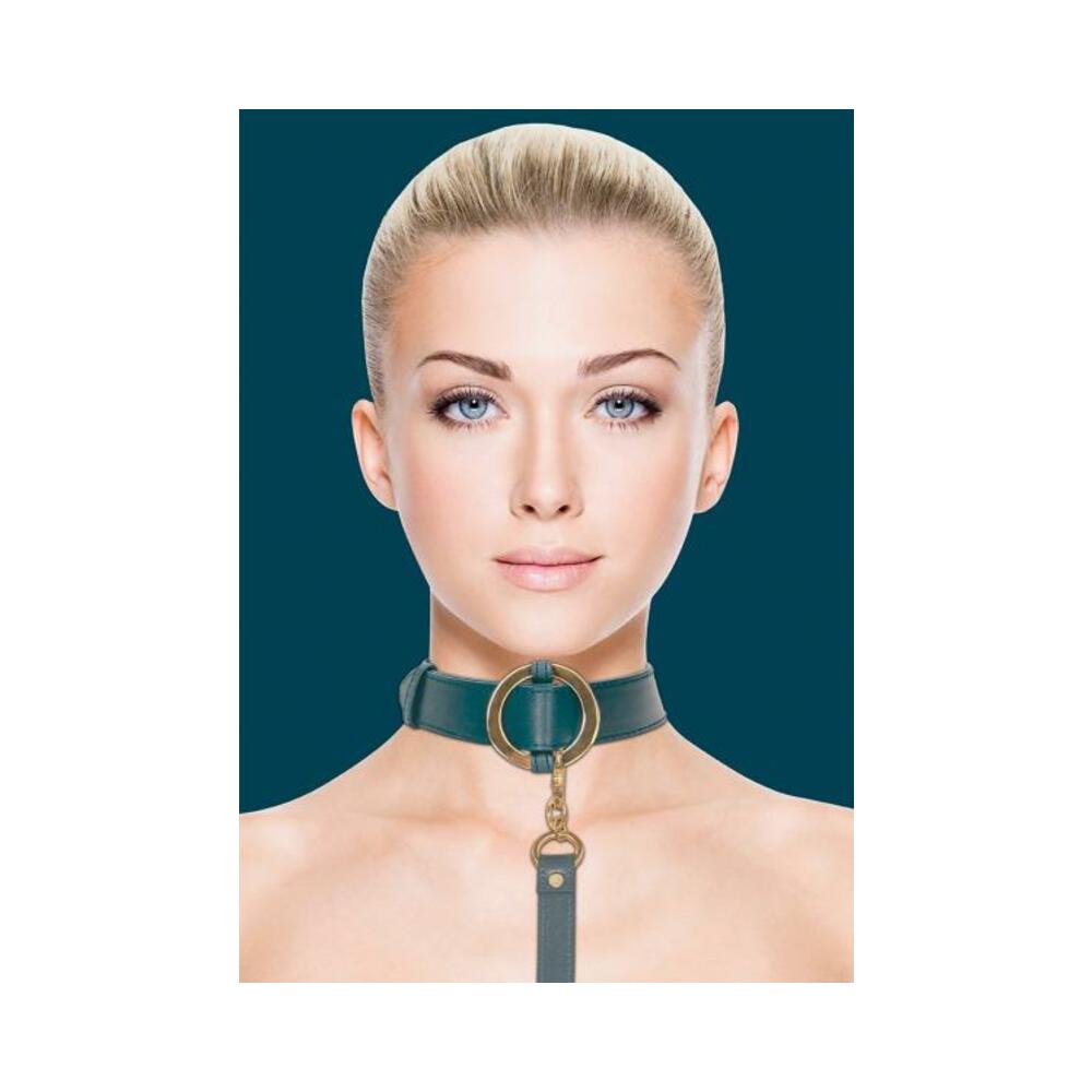 Ouch Halo Collar With Leash Green Default Title Shots America Toys - Fetish